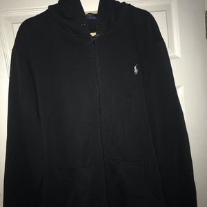 COPY - Black Polo Zip up Hoodie